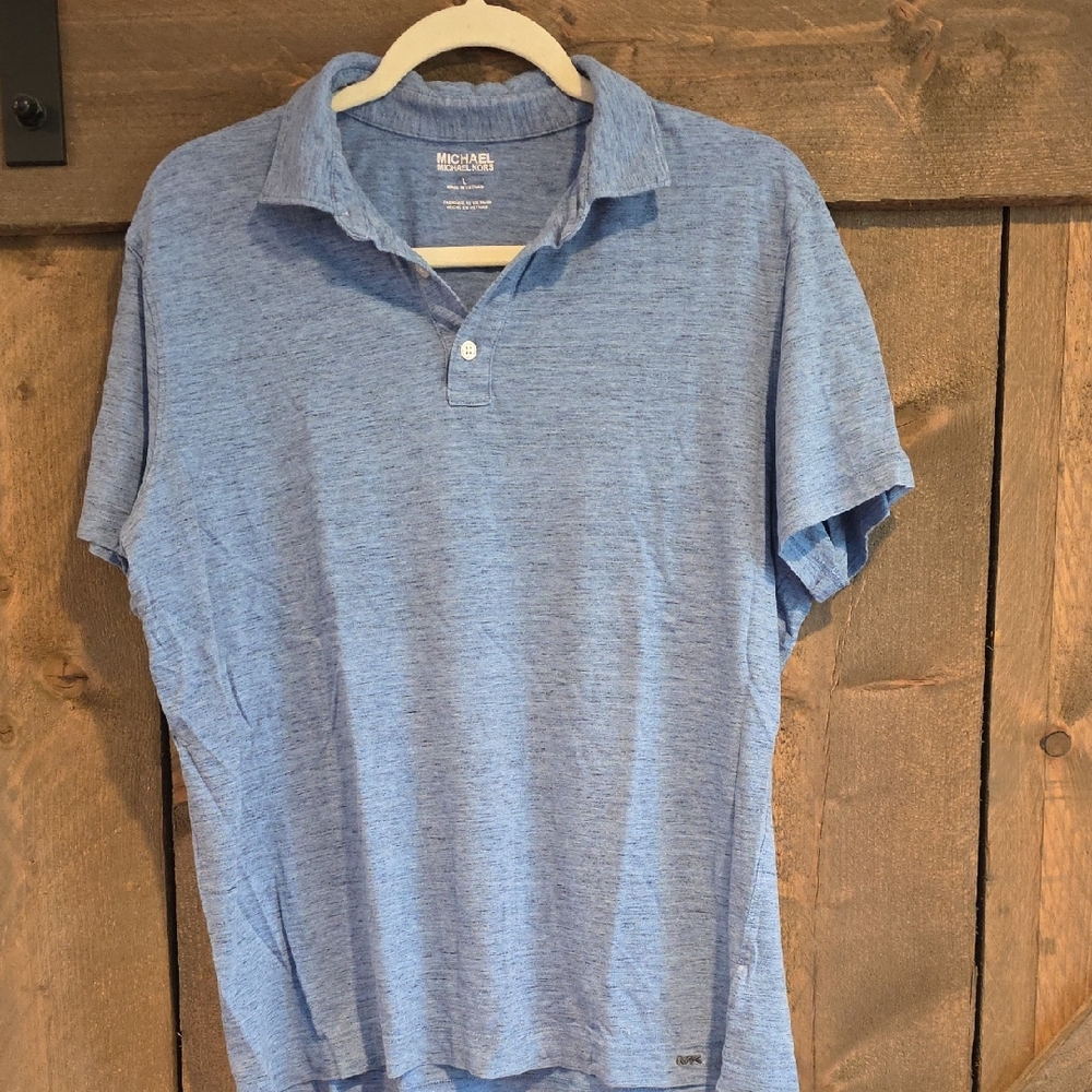 Michael Kors Heathered Polo Shirt